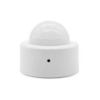 Tuya Zigbee 3.0 Mini PIR Judesio Detektorius Su Ryškumo Jutikliu Liuksmetras Namų Apsaugos Signalizacija balta