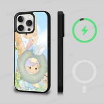 Wildflower Time Baby Angel For Magsafe Magnetic Wireless Phone Case For IPhone 11 12 13 14 15 16 17 Pro Max Plus Cover iPhone 11