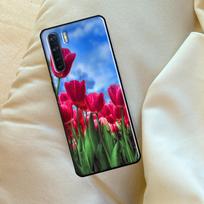 Spring Tulips Flower Case For Oppo A98 A78 A18 A38 A58 A5 A6 Pro A54 A74 A94 A17 A57 A80 A60 A40 A96 A76 A16 A15 OPPO A76