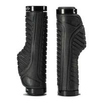 ROCKBROS Bicycle Grips MTB Road Bike Double Lock Rubber Handlebar Grips Anti-skid Shock-absorbing Soft Bike Grips Handlebar bmx BT1802BK