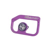 Suitable for Brompton color bicycle folding bike with mud free aluminum alloy front fork gear plate violetinė