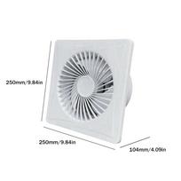Solar Panel Exhaust Fan Air Extractor Circulating Fan 12V 6 Inch 8 Inch Mini Ventilator For Dog Chicken House Greenhouse 8in no Solar panels