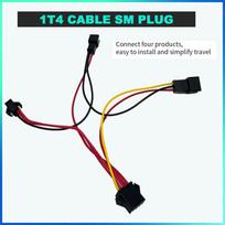 DK226 Switch 24V-60V Headlight and Taillight Horn Cable Accessories Rubber Ebike Accessories Electric Bicycle Cable 1T4