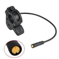 300X Throttle for Electric Bicycle Scooter Thumb Accelerator 24V 36V 48V 72V Right/Left Hand Universal Accessory SM Plug black