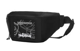 Li Ning Polyester One Shoulder Crossbody Fanny Pack Regular Unisex Black ABDR578-4