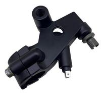1PC Black Alloy Motorcycle Brake Clutch Levers Perch Bracket Handlebar Mirror Mount For Honda CB400 SF CB-1 CB250 Hornet CBR250