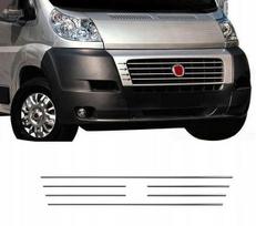 Fiat Ducato - Chromuotos Juostelės Chromas Ant Grotelių