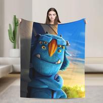 Trollhunters Tales Of Arcadia Warm Blankets  Picnic Plush Throw Blanket Aesthetic Couch Bed Flannel Bedspread Sofa Bed Cover 130x150cm