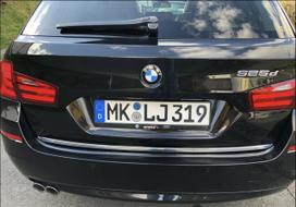 Bmw 5 F11 Touring - Chromuota chromuota juosta ant bagažinės dangčio