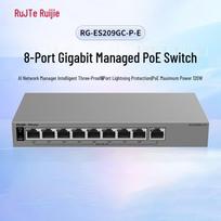 Ruijie RG-ES209GC-P-E 8-Port Gigabit PoE Managed Switch