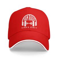 Ham Radio Amateur Loves Sun Baseball Cap  Summer Fitted Retro Trucker Hat For Women Unisex Outdoor Gym Baseball Caps One Size