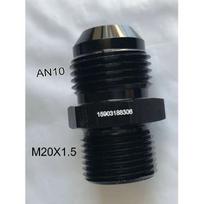 AN10 TO M20X1.5 or M18X1.5 or AN10 TO AN8 Aluminum Material Male Oil Feed Adapter Fitting AN10 TO M20X1.5