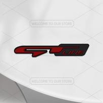 Car 3D Metal GT Line Body Emblem Grille Badge Decals Auto Tail Sticker For Kia Stonic Stinger ProCeed Seltos Sorento Picanto K5