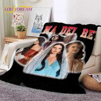 Fashion Lana Del Rey Singer Lizzy Grant Soft Flannel Blanket for Beds Bedroom Sofa Picnic,Throw Blanket for Cover Outdoor Gift 75x90cm
