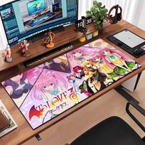 To Love-Ru Mouse Pad Large Anti-Slip Rubber Gaming MousePad Durable Desk Pad Thick Seam Edge Suitable For Office And Gaming 600x300x2mm