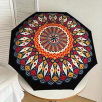 1pc Mandala Pattern Print Umbrella , Multi-functional Umbrellafor Men & Women, Valentine's Day Anniversary Gift0818046