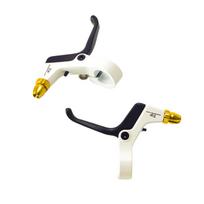 Aluminum Alloy Children’s Bicycle Brake Levers Pair Front and Rear Hand Brake Handles for Kids Bike Accessories Repair Kit balto aukso spalvos