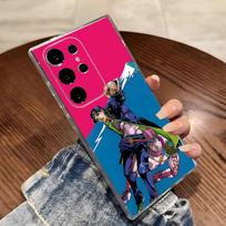Anime Jojo Bizarre Adventure Phone Case For Samsung S26 S25 S24 Ultra S23 Fe S22 S20 S21 Plus Plus 5G Fe Transparent Cover Galaxy S26