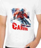 Carving the Slopes Skiing T-Shirt Challenge & Bombing the ski resort in winter 2XL