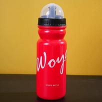 Cycling Water Bottle MTB Road Bike Outdoor Sports PP5 Portable Large Capacity Drink Kettle Bicycle Accessories 600ml raudona