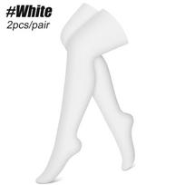 1 Pair Sports Thigh High Compression Socks for Women and Men Circulation Over The Knee-Best Support for Running, Cycling, Travel balta