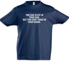 You Can Sleep In Your Car Kinder Jungen kids boys T-Shirt Rennfahrer Petrol Head Fun Auto 110