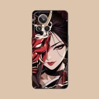 Hannya Girl Samurai Phone Case for Realme GT 8 Neo Pro C75 73 71 C67 65 C55 53 C35 31 C20 15 Soft TPU Shockproof Cover realme C15