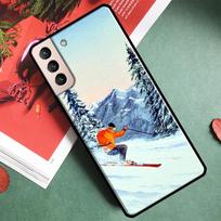 Skiing Snow Snowboard Ski Phone Case For Samsung Galaxy S25 Ultra S9 S10 S20 S20 S21 S22 S23 Plus S24 FE Back Cover Galaxy S24