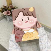 Smart Case with Pen Holder for IPad 10th Gen Case Air6 5 4 10.9 IPad 2017 10.5 Inch 10.2 7th 8th 9th 2020 Pro 11 Lovely Girl ipad mini6 8.3