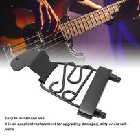 Metal Tailpiece Bridge Black/Silver Metal Guitar Tailpiece Guitar Tailpiece  6 String Guitar juoda