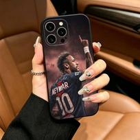 Brasil -10-N- Neymar Phone Case For iPhone 17,16,15,14,13,12,11 Pro Max,16Plus,XS Soft Black Cover iPhone16e