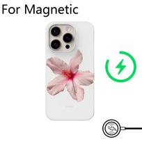 Luxury Clmj LILY ORCHID FRESA Phone Case for iPhone 17 16 15 14 13 12 11 Pro Max Plus Air Magnetic Double-layer Back Cover iPhone 14 ProMax