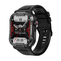2025 Naujas Vyriškas Išmanusis Laikrodis Karinis Sveikatos Monitorius AI Balsas Bluetooth Skambutis Fitnesas Vandeniui Atsparus Sportinis Išmanusis Laikrodis Xiaomi IOS Android juoda