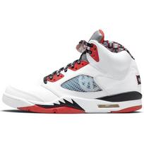 Air Jordan 5 Retro Quai 54 2021 Vyriški sportbačiai Balti University-Red Juodi DJ7903-106 40