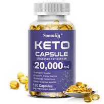 Keto dietos tabletės Ekstremalūs riebalų degintojai Stiprus greitas svorio metimas Lieknėjimas 120 kapsulių 120 Capsules