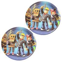 Roblox Sandbox Activity Theme Birth Date Celebration Decoration Collection Latex Balloons Banner Cake Toppers Celebration Tableware Designed For