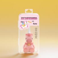 Kenuo Kids Soft Bristle Cartoon Pony Toothbrush (2-Pack)