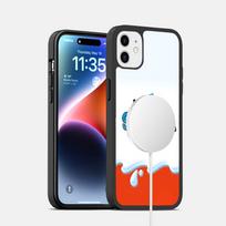 Cute Kinder Surprise Eggs Logo Phone Case For IPhone 17 Air 16 15 14 13 12 11 Pro Max Plus For Magsafe Wireless Charge Cover iPhone 14 plus