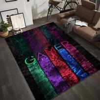 Gaming Controller Zone Rug - Vibrant Gamepad Design Carpet Mat for Living Room Home Decoration Living Room Decoration 40x60cm
