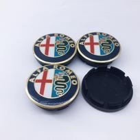 10Pcs 56mm For Alfa Romeo 159 147 156 Giulietta GT Mito Brera Giulia Car Wheel Hub Logo Modification Wheel Hub Cover Decoration 10pcs 56mm black cap auksas