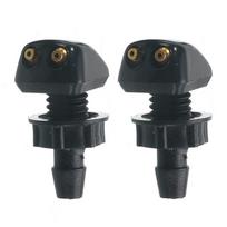 2x Automobilio priekinio stiklo valytuvo purkštukas Mitsubishi Pajero Lancer Outlander Eclipse Mirage asx EVO black