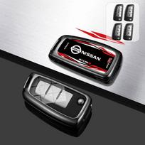 for Nissan Versa Maxima Rogue Armada Sentra Qashqai X-Trail 3 4 Button 2023 2024 Remote Car Key Case Cover