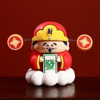 Fortune God Feng Shui Decor Lucky God Of Wealth Figurine Feng Shui Office Decoration Gift Set StyleA