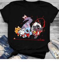 Cult of the Lamb T-shirt Oversized Unisex personality Clothes Suitable for all seasons high quality Streetwear Trendy Cotton tee S įvairiaspalvis