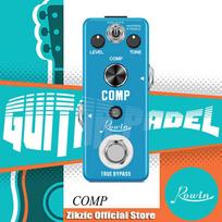 Rowin Guitar Compressor Pedal Analog Comp Effect Pedals For Electric Guitar Classic Studio Grade Compressors  True Bypass COMP Pedal