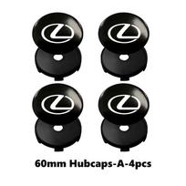 4pcs Car Wheel Center Hub Caps Sticker Auto Emblem Wheel Center Cap For Lexus RX350 IS250 IS200 GS300 LX570 RC350 UX250h ES350