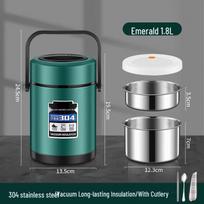 Vacuum Insulated Stainless Steel Lunch Box