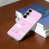 Cartoons Pink k-Kirbys-KK  Phone Case For SamsungA10,12,20,21S,30,31,40,50,51,52,70,71 Transparent Cover Samsung a514g
