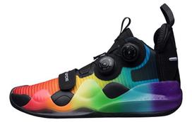 Li Ning WOW 8 Way Of Wade 8 Slip Resistant Coverage Support Rebound Mid top Basketball Shoes Men's Rainbow ABEP001-10 41