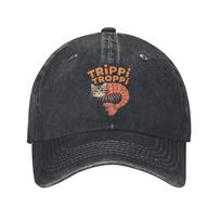 Trippi Troppi Cat Shrimp Printed Cap For Unisex Cotton  Trucker Hat Daily Wear Baseball Cap Adjustable One Size